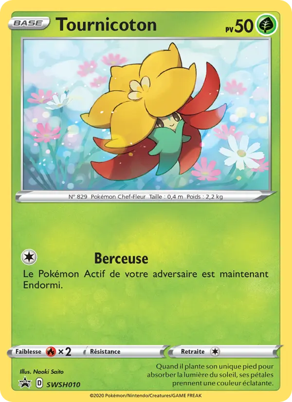 Carte Pokémon Tournicoton #SWSH010 — Promos Épée et Bouclier