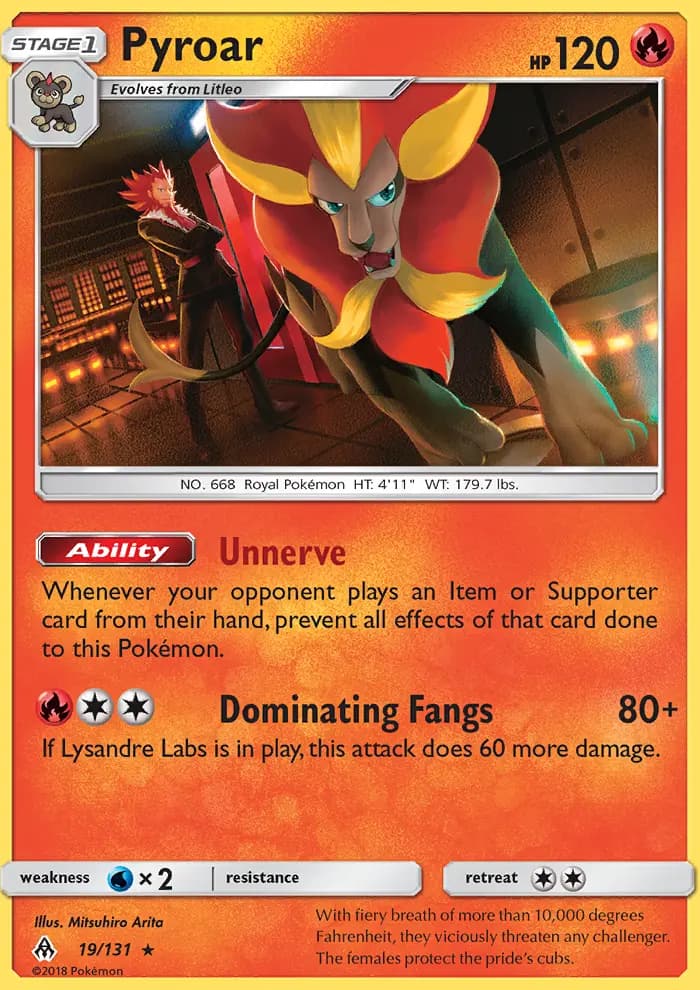 Pyroar #19 — Forbidden Light