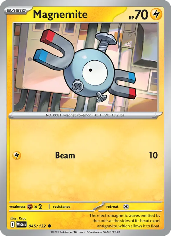 Carte Pokémon Magnéti #045 — Méga-Évolution