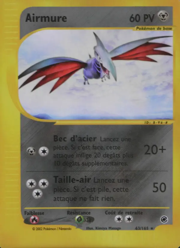 Carte Pokémon Airmure #63 — Expédition