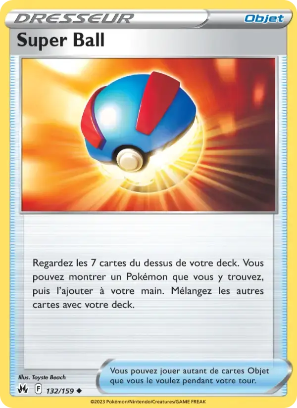 Carte Pokémon Super Ball #132 — Zénith Suprême