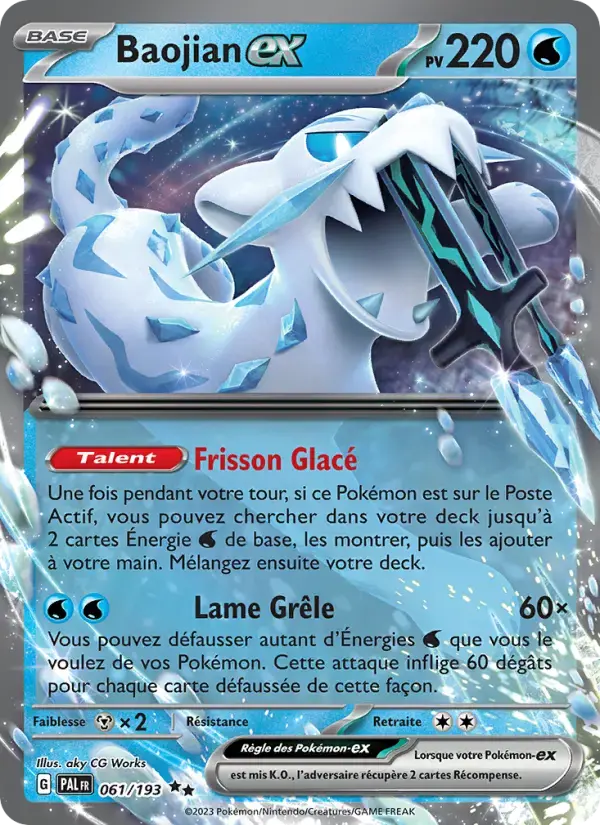 Carte Pokémon Baojian-ex #061 — Évolutions à Paldea