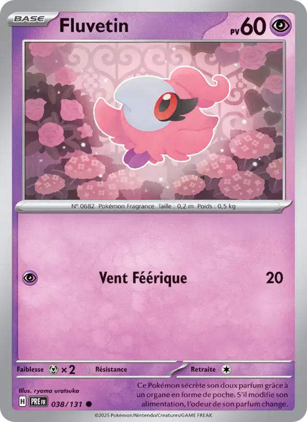 Carte Pokémon Fluvetin #038 — Évolutions Prismatiques