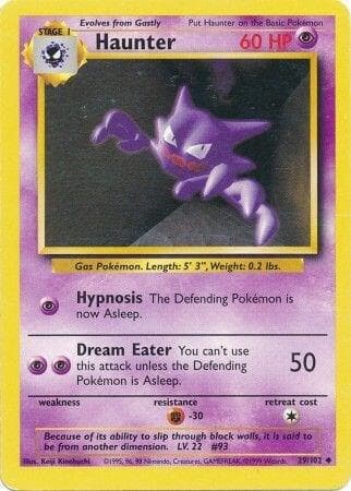 Haunter #29 — Base Set