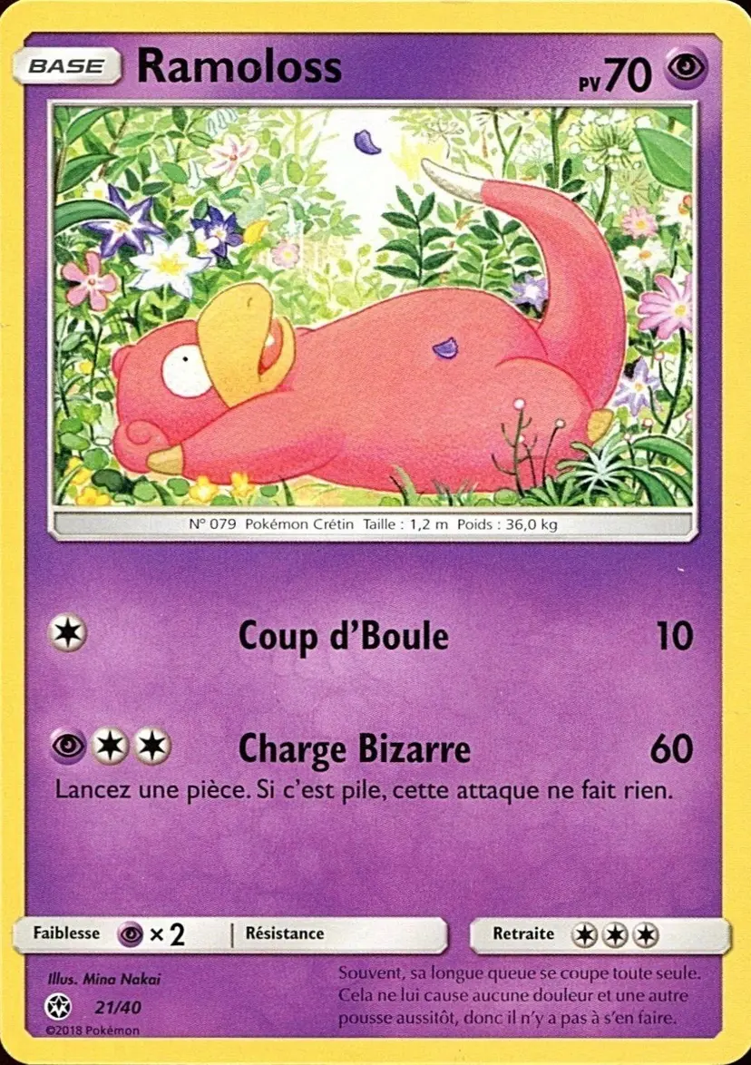 Carte Pokémon Ramoloss #21 — 2018 Promo McDonald's