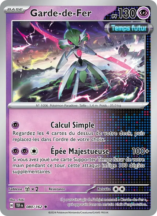 Carte Pokémon Garde-de-Fer #080 — Forces Temporelles