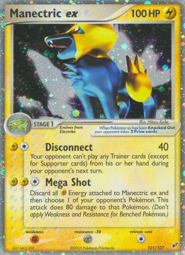 Manectric ex #101 — Deoxys