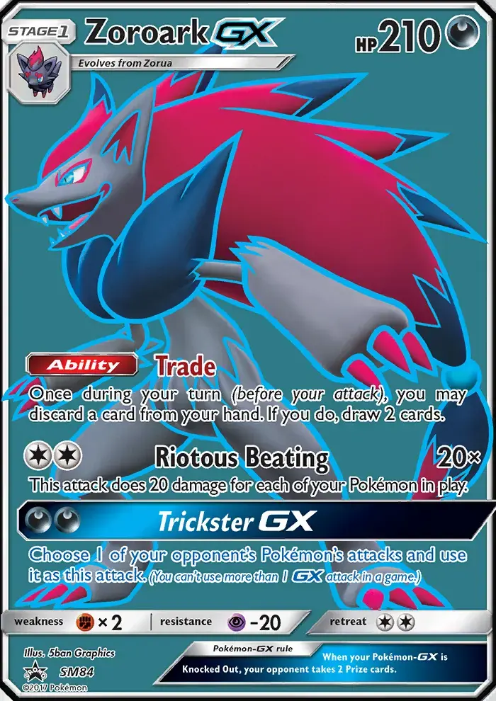 Zoroark GX #SM84 — Sun & Moon Promos