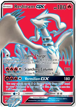 Reshiram GX #65 — Dragon Majesty