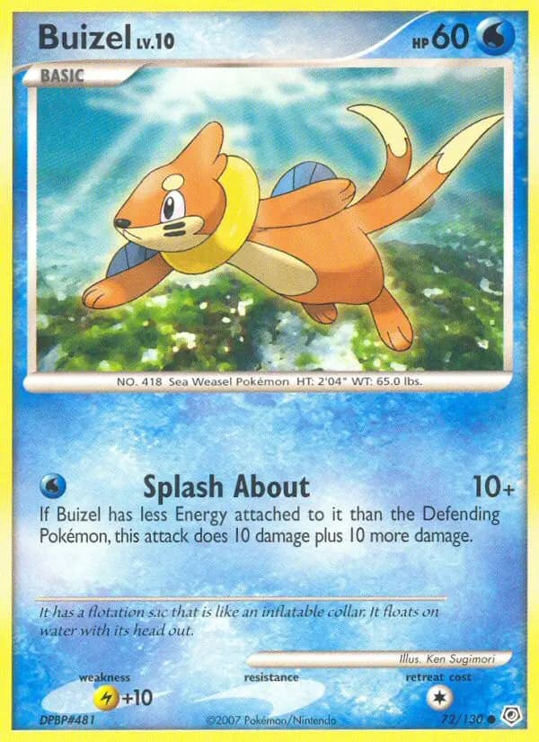 Buizel #72 — Diamond & Pearl