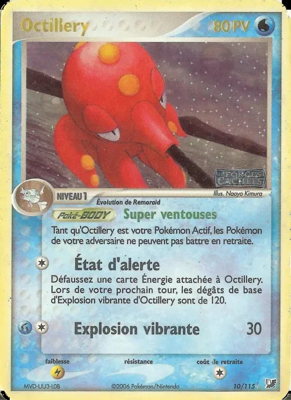 Carte Pokémon Octillery #10 — Forces Cachées
