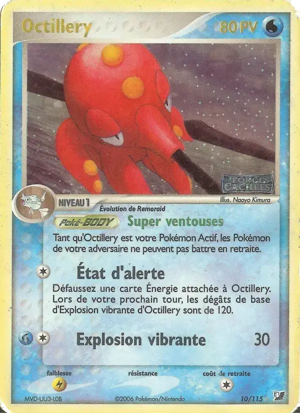 Carte Pokémon Octillery #10 — Forces Cachées