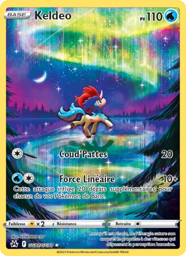 Carte Pokémon Keldeo #GG07 — Zénith Suprême
