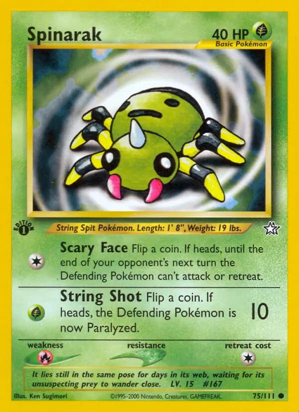 Spinarak #75 — Neo Genesis