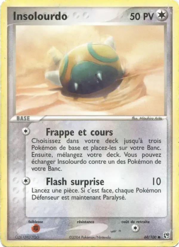 Carte Pokémon Insolourdo #60 — Tempête de Sable