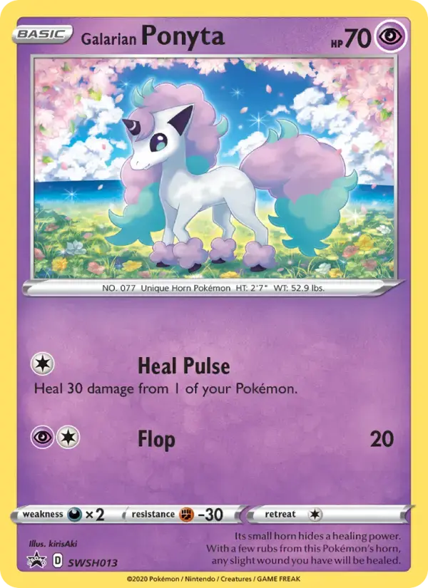 Galarian Ponyta #SWSH013 — Sword & Shield Promos