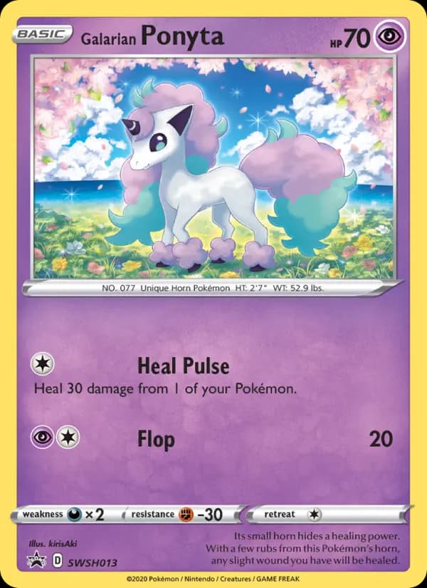Galarian Ponyta #SWSH013 — Sword & Shield Promos