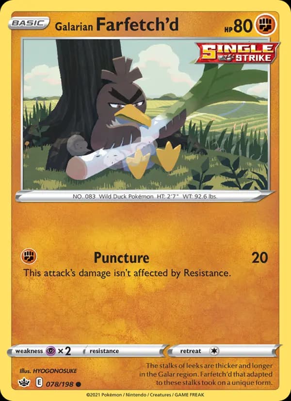 Galarian Farfetch'd #78 — Chilling Reign