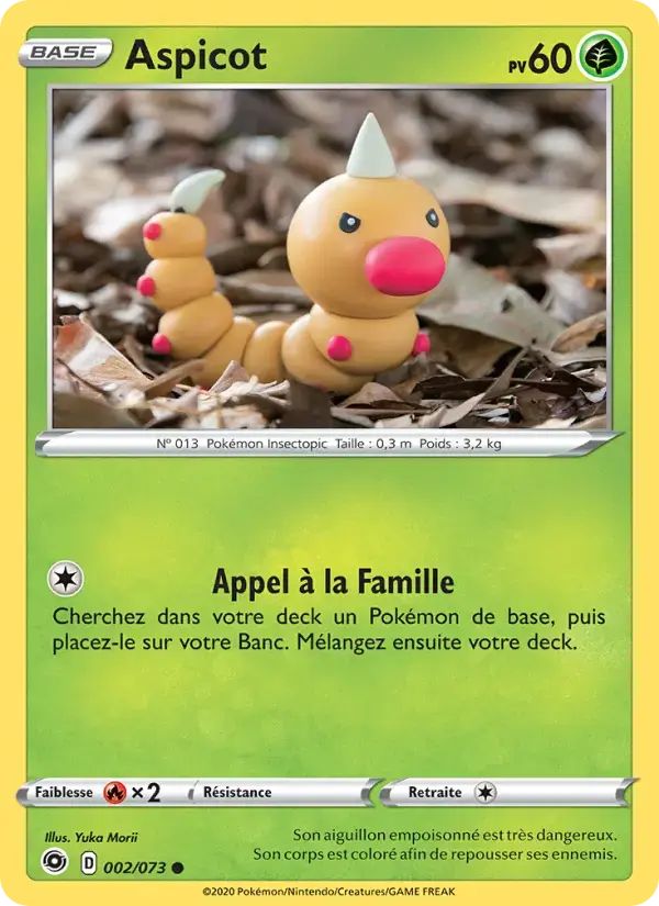 Carte Pokémon Aspicot #2 — La Voie du Maître