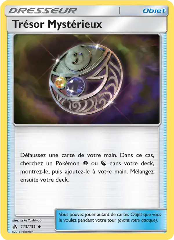 Carte Pokémon Trésor Mystérieux #113 — Lumière Interdite