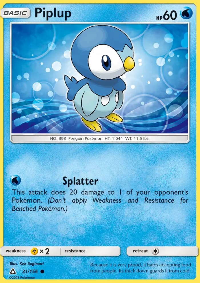 Piplup #31 — Ultra Prism