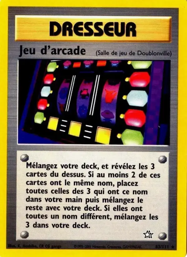 Carte Pokémon Jeu d'arcade #83 — Neo Genesis