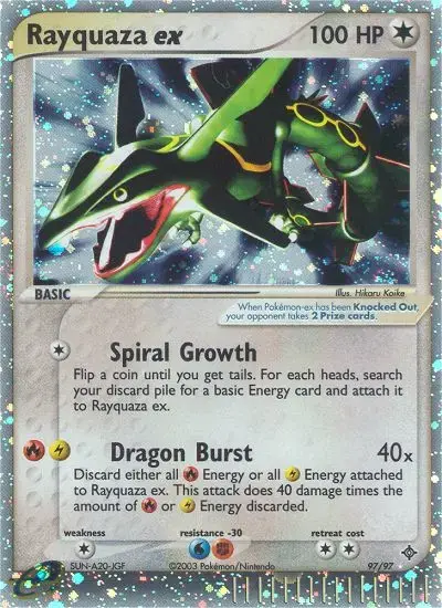 Rayquaza ex #97 — Dragon