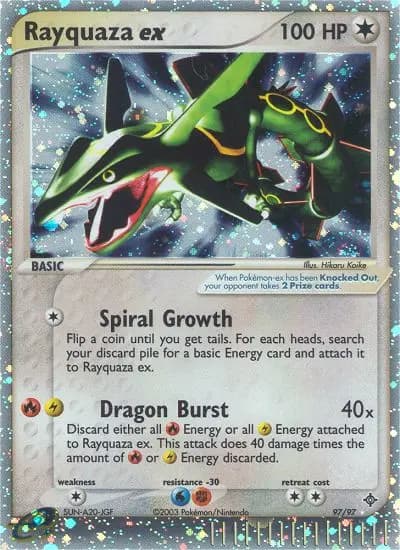 Rayquaza ex #97 — Dragon