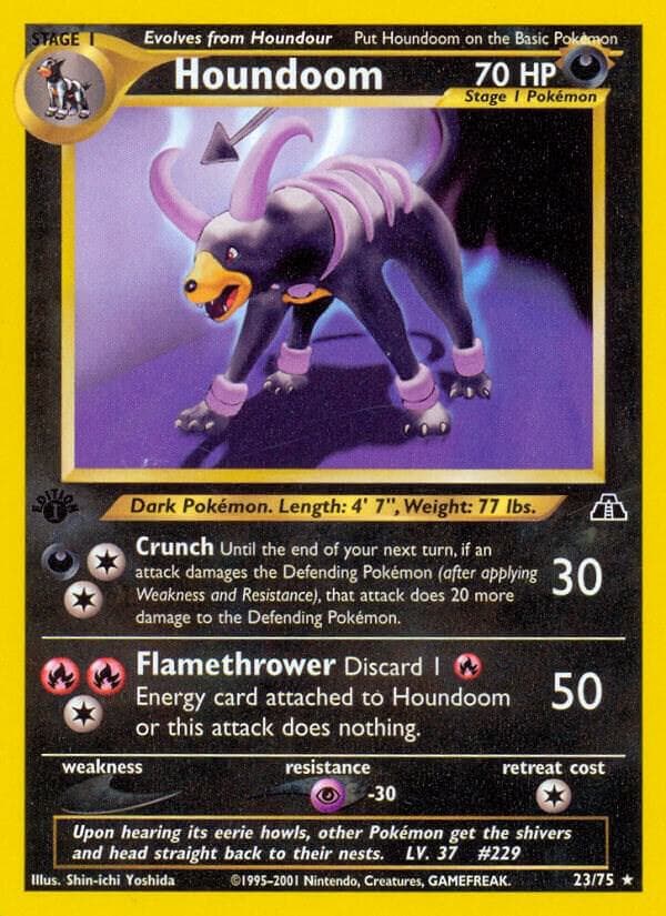 Houndoom #23 — Neo Discovery
