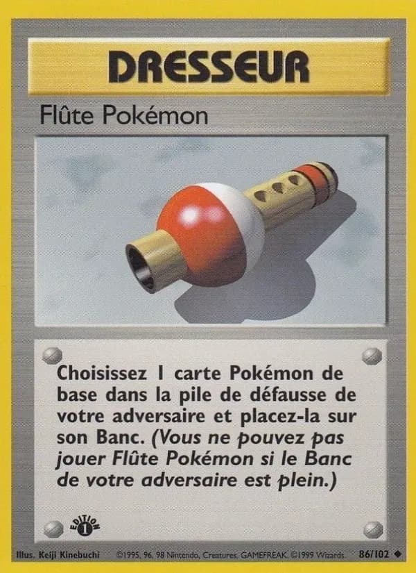 Carte Pokémon Flûte Pokémon #86 — Set de Base