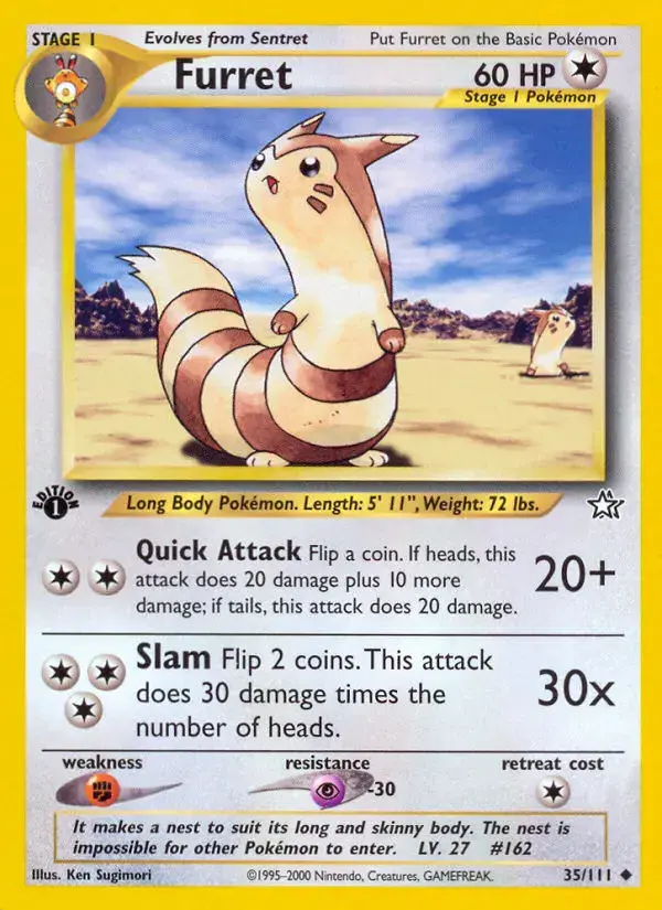 Furret #35 — Neo Genesis