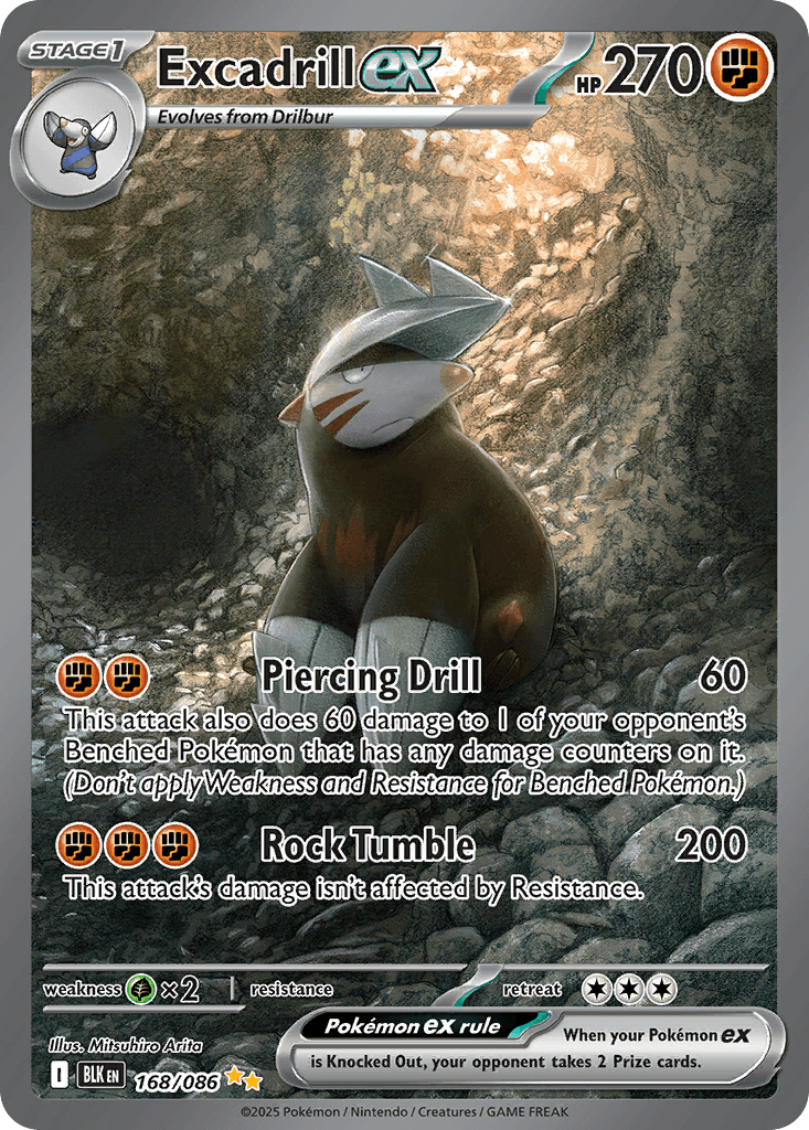 Carte Pokémon Minotaupe-ex #168 — Foudre Noire