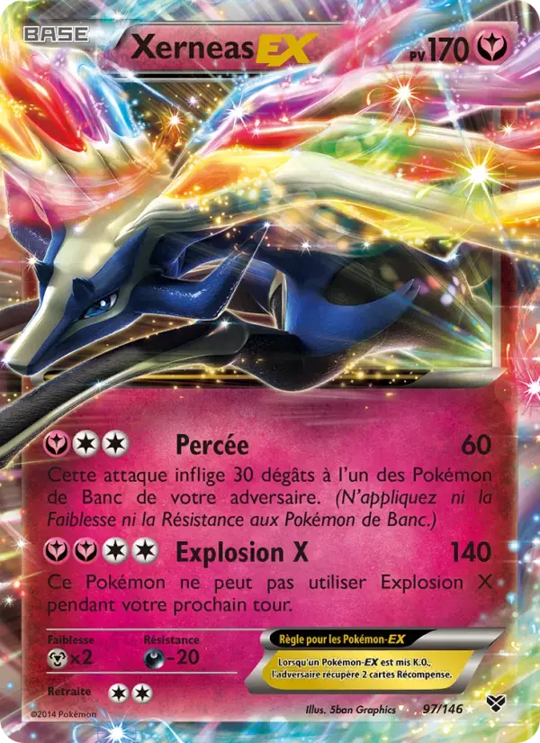 Carte Pokémon Xerneas-EX #48 — Célébrations