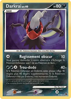 Carte Pokémon Darkrai #4 — Duels au Sommet