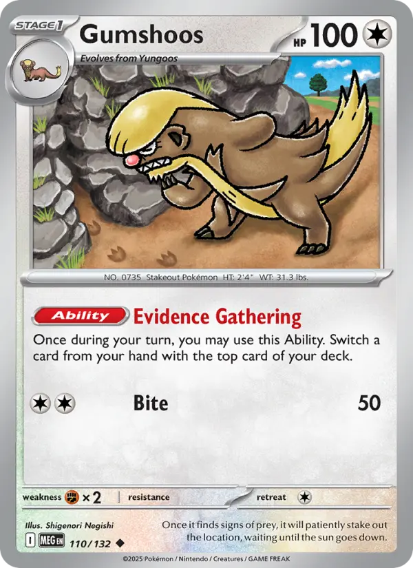 Carte Pokémon Argouste #110 — Méga-Évolution