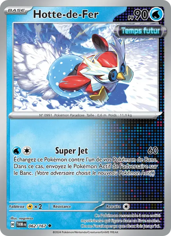Carte Pokémon Hotte-de-Fer #062 — Mascarade Crépusculaire