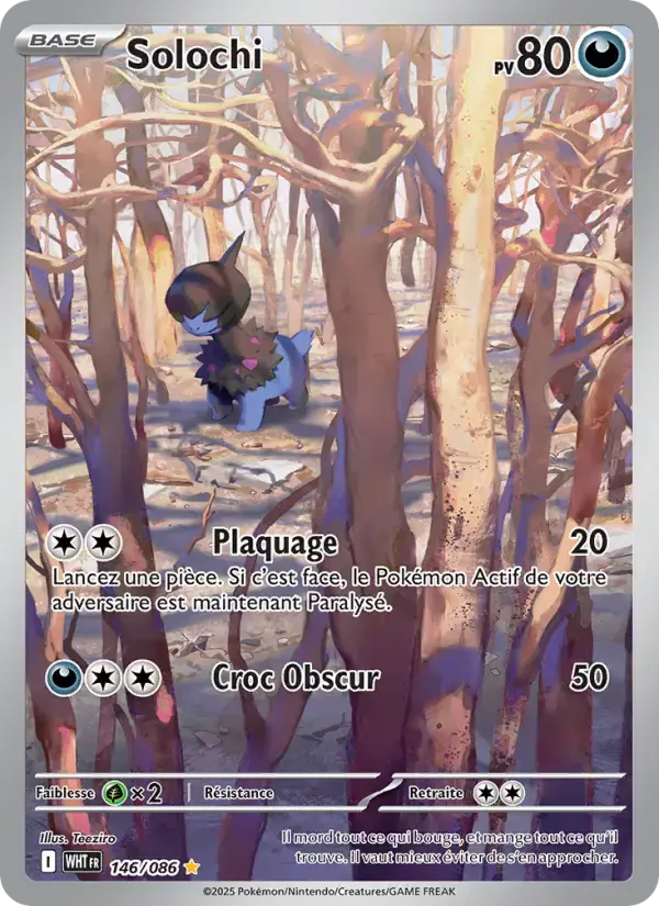 Carte Pokémon Solochi #146 — Flamme Blanche