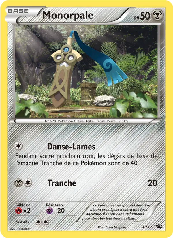 Carte Pokémon Monorpale #XY12 — Promos X&Y
