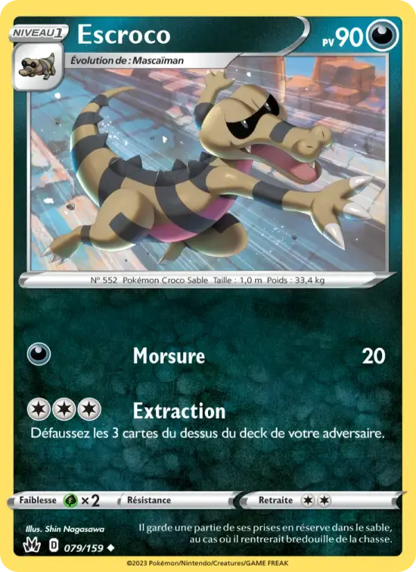 Carte Pokémon Escroco #079 — Zénith Suprême