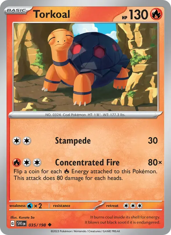 Torkoal #035 — Scarlet & Violet