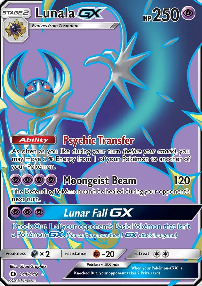 Lunala GX #141 — Sun & Moon
