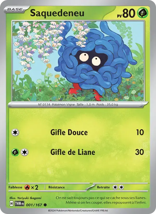 Carte Pokémon Saquedeneu #001 — Mascarade Crépusculaire