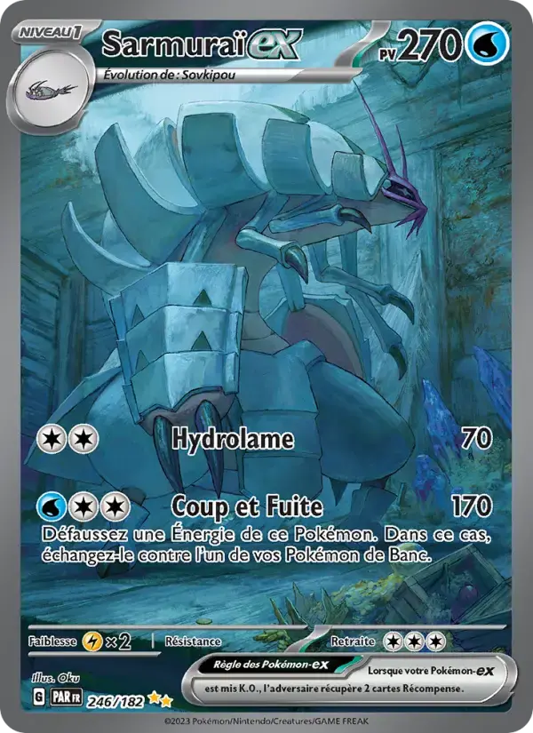 Carte Pokémon Sarmuraï-ex #246 — Faille Paradoxe