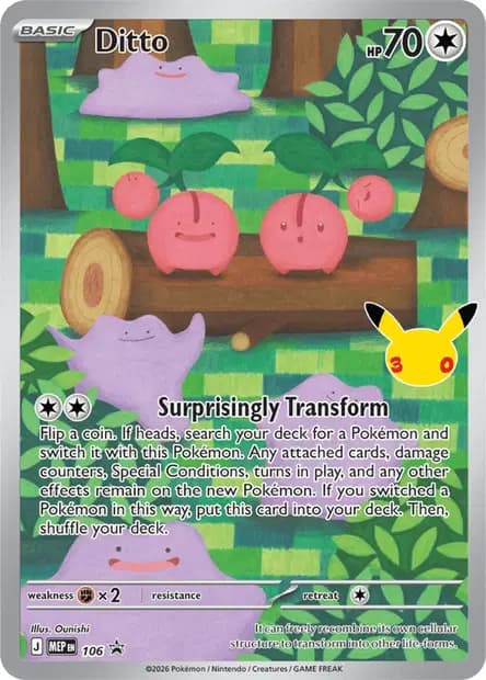 Ditto #106 — Mega Evolution Promos