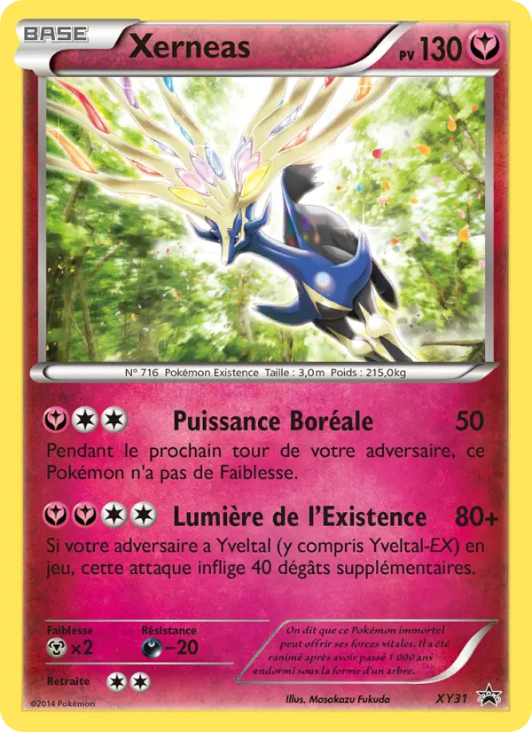 Carte Pokémon Xerneas #XY31 — Promos X&Y