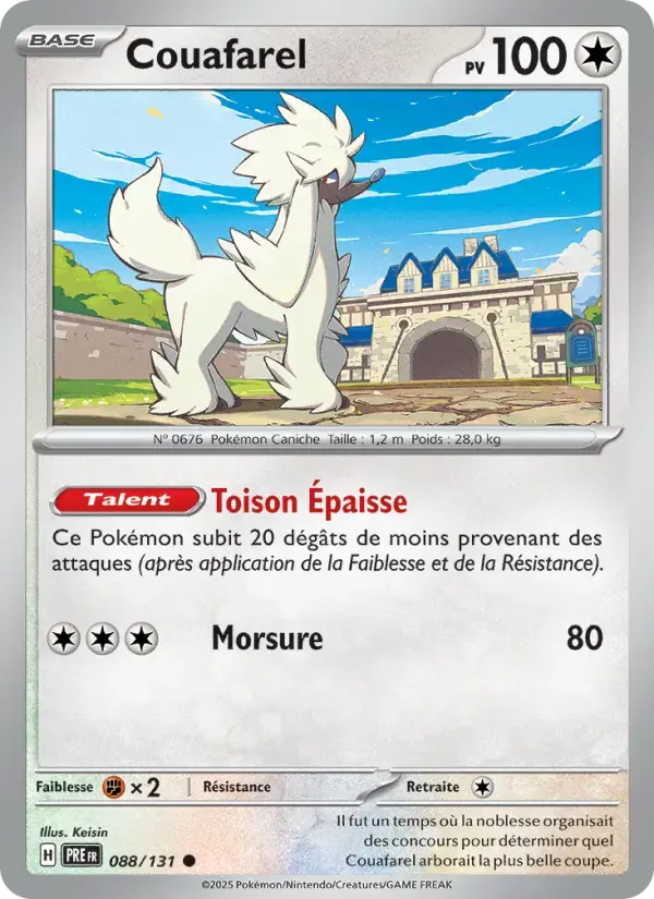 Carte Pokémon Couafarel #088 — Évolutions Prismatiques