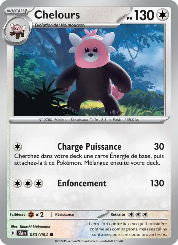 Carte Pokémon Chelours #053 — Fable Nébuleuse