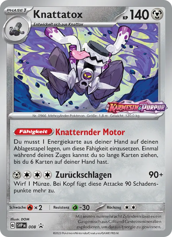 Carte Pokémon Vrombotor #008 — Promos Écarlate et Violet