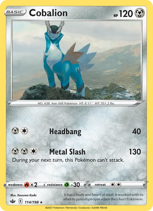 Cobalion #114 — Chilling Reign