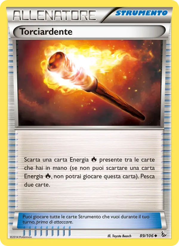 Carte Pokémon Flambeau Incandescent #89 — Étincelles